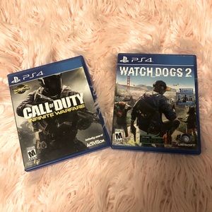 ps4 games (call of duty) (watchdogs 2)